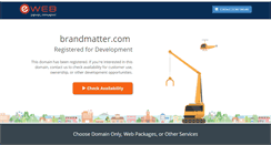 Desktop Screenshot of brandmatter.com